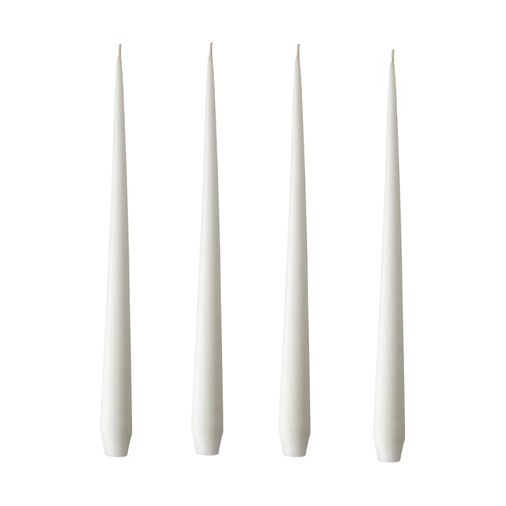 Bougie ester & erik Lot de 4 mat - pure white, 32 cm - Ester & erik