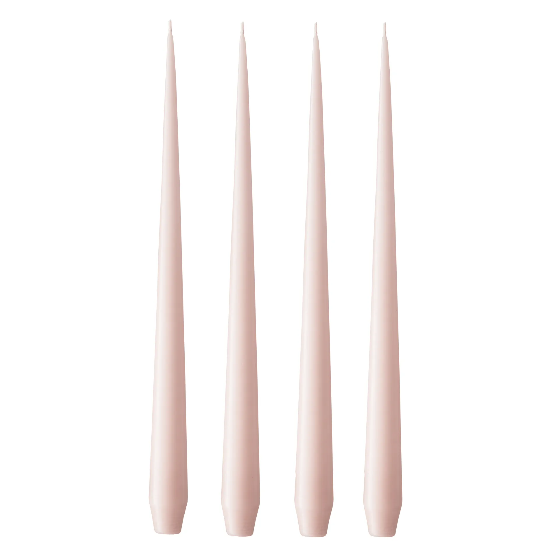 Bougie ester & erik Lot de 4 mat, Rosewater 51, 32 cm ester & erik