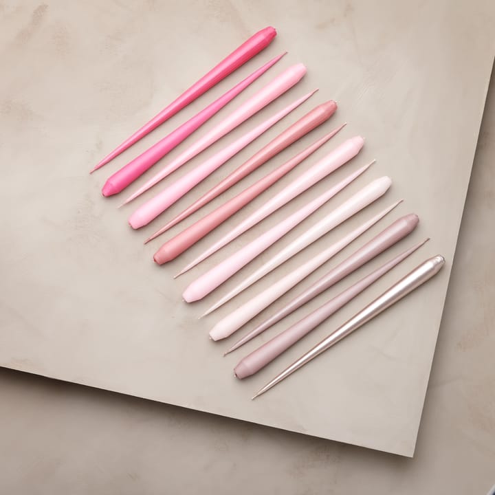 Bougie ester & erik Lot de 4 mat, Rosewater 51, 32 cm ester & erik