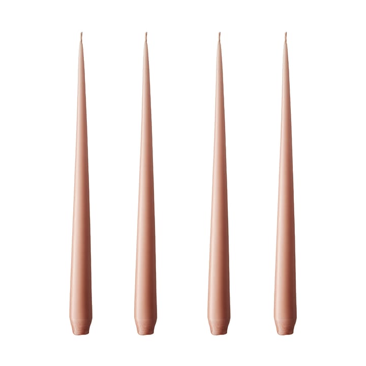 Bougie ester & erik Lot de 4 mat - rosy caramel, 32 cm - Ester & erik