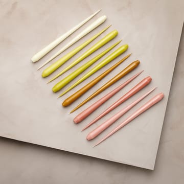 Bougie ester & erik Lot de 4 mat - rosy caramel, 32 cm - ester & erik