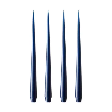 Bougie ester & erik Lot de 4 mat - royal navy, 32 cm - ester & erik