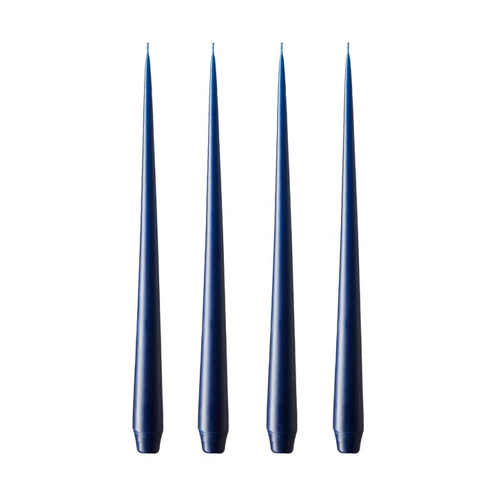 Bougie ester & erik Lot de 4 mat - royal navy, 32 cm - Ester & erik