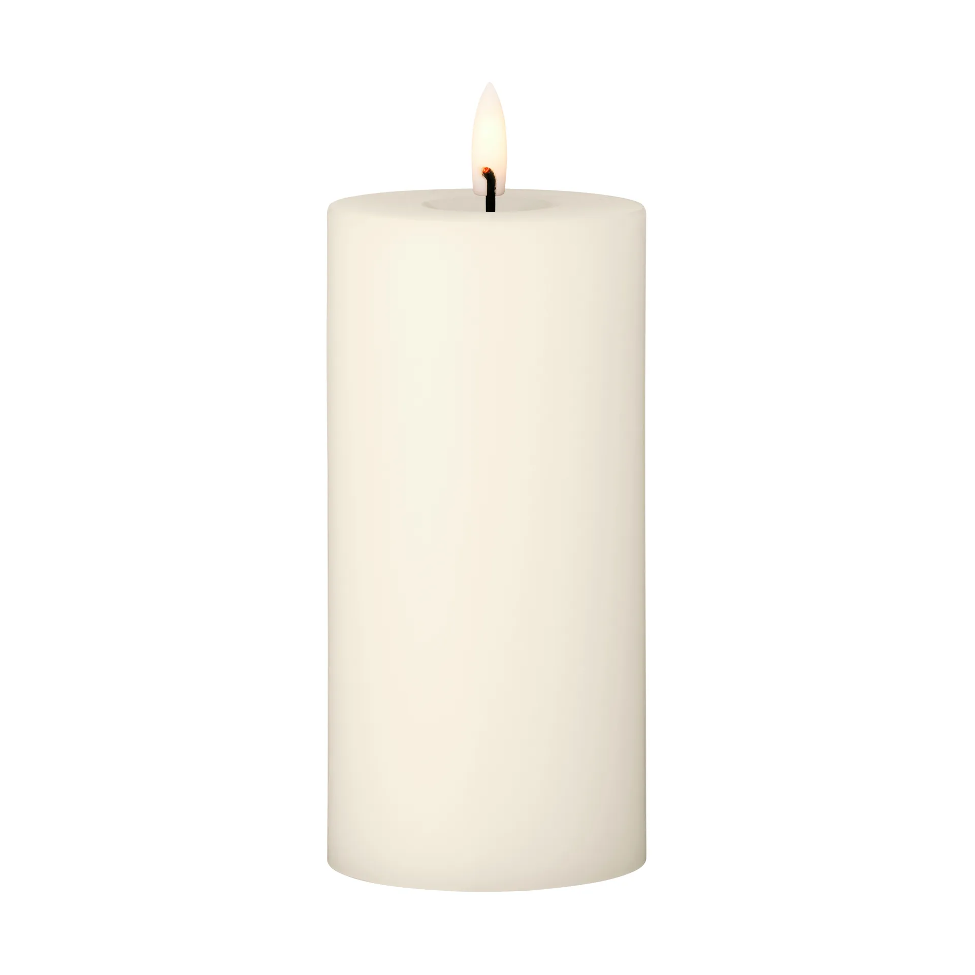 Bougie LED bloc Ester & Erik, 06 Ivory, 15cm ester & erik