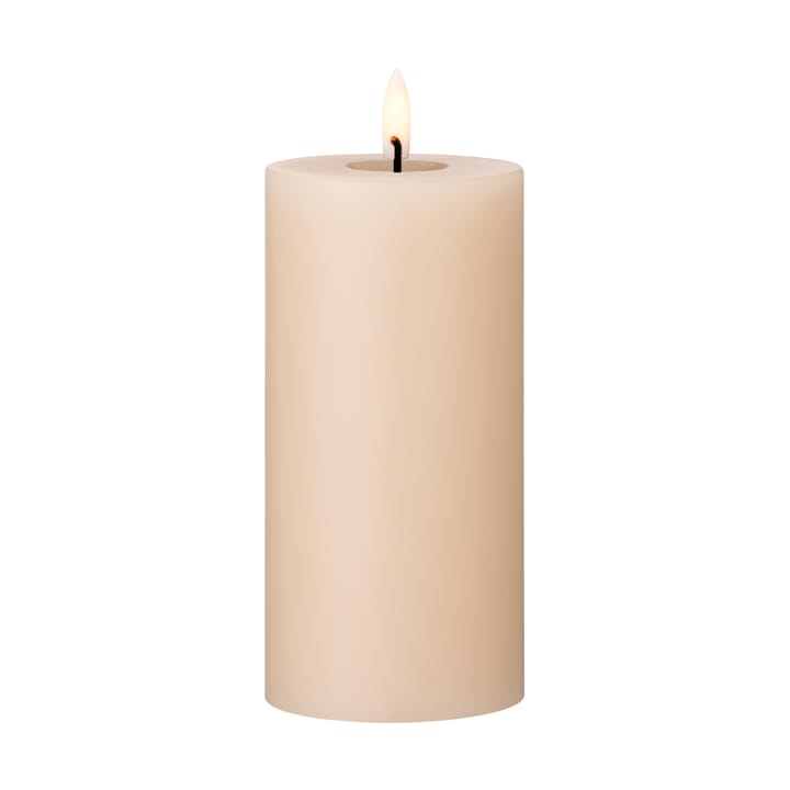 Bougie LED bloc Ester & Erik - 11 Ice Latte, 15cm - Ester & erik