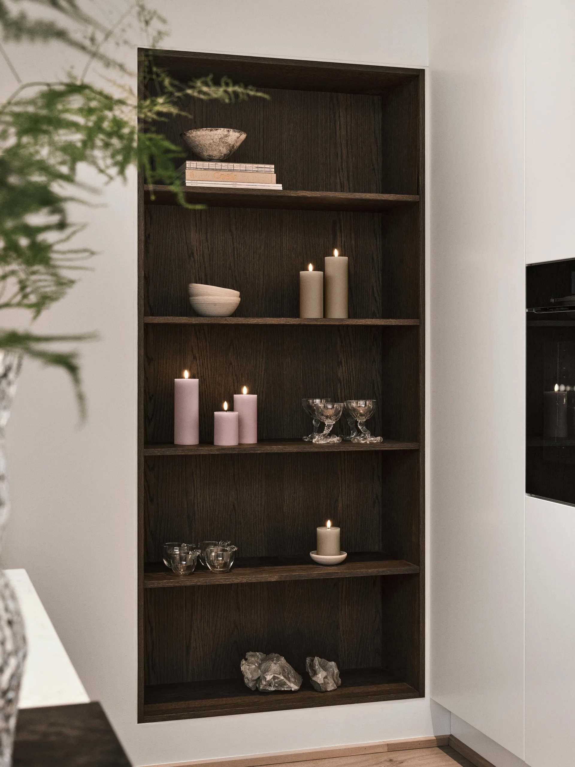 Bougie LED bloc Ester & Erik, 18 Nougat Note, 15cm ester & erik