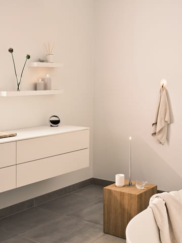 Bougie LED bloc Ester & Erik - 22 Linen Grey, 10cm - ester & erik