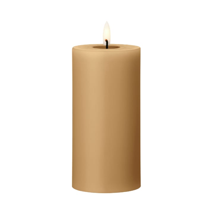 Bougie LED bloc Ester & Erik - 27 Almond butter, 15cm - Ester & erik