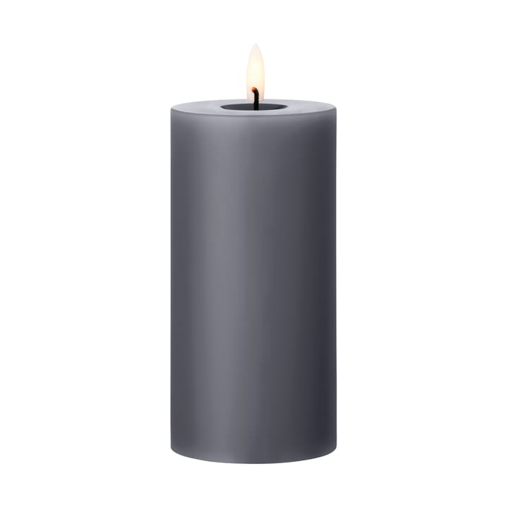 Bougie LED bloc Ester & Erik - 74 Dark Slate, 15cm - Ester & erik