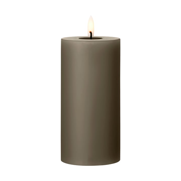 Bougie LED bloc Ester & Erik - 77 Caviar, 15cm - Ester & erik