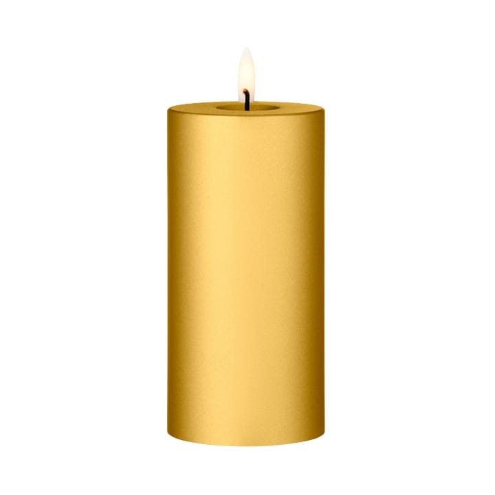 Bougie LED bloc Ester & Erik - 90 Gold Metallic, 15cm - Ester & erik