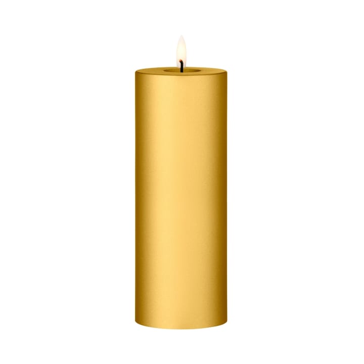 Bougie LED bloc Ester & Erik - 90 Gold Metallic, 20cm - Ester & erik