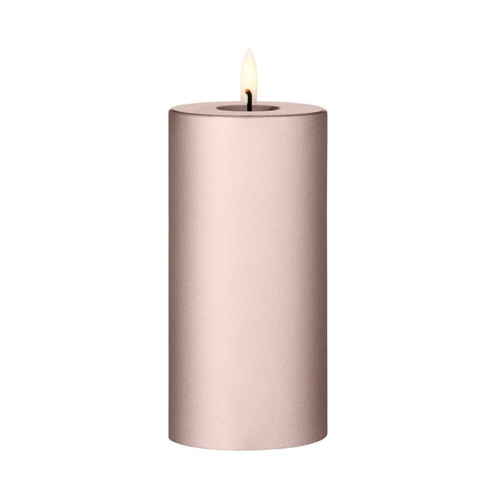 Bougie LED bloc Ester & Erik - 94 Champagne Metallic, 15cm - Ester & erik