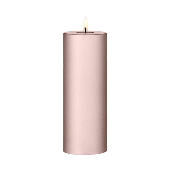 Bougie LED bloc Ester & Erik - 94 Champagne Metallic, 20cm - Ester & erik