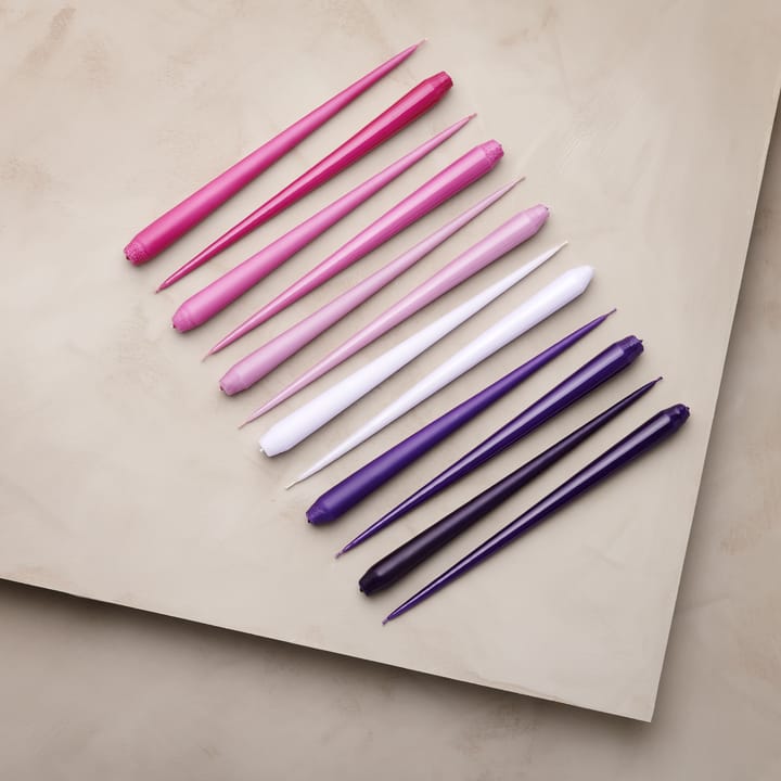 Bougieester & erik 32 cm Lot de 4 mat, Airy violet 12 ester & erik