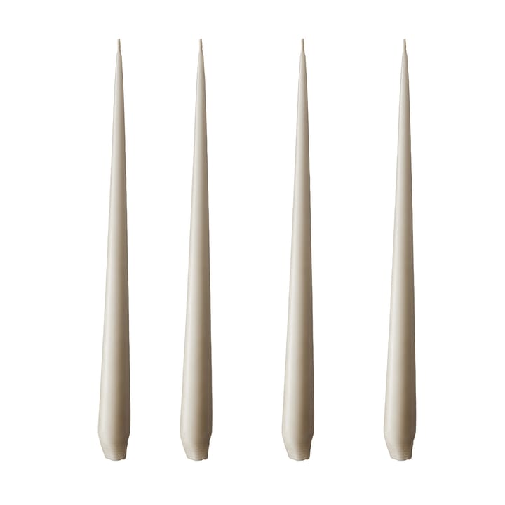 Bougies ester & erik lot de 4 linen grey - mat - ester & erik