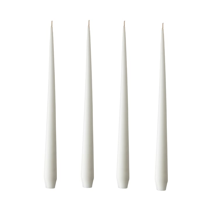 Bougies ester & erik lot de 4 pure white - mat - ester & erik