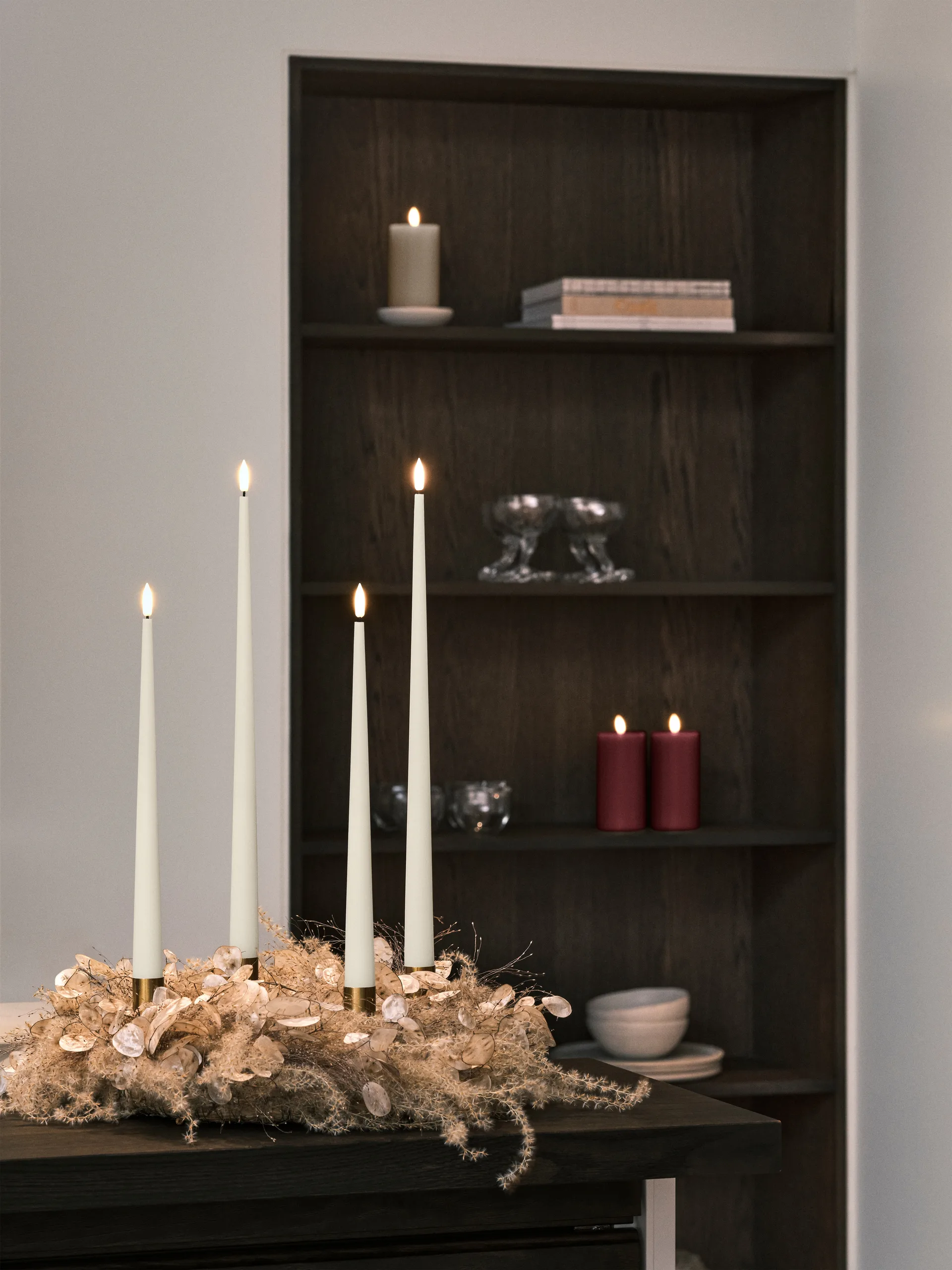 Bougies LED ester & erik lot de 2, 06 Ivory, 30cm ester & erik