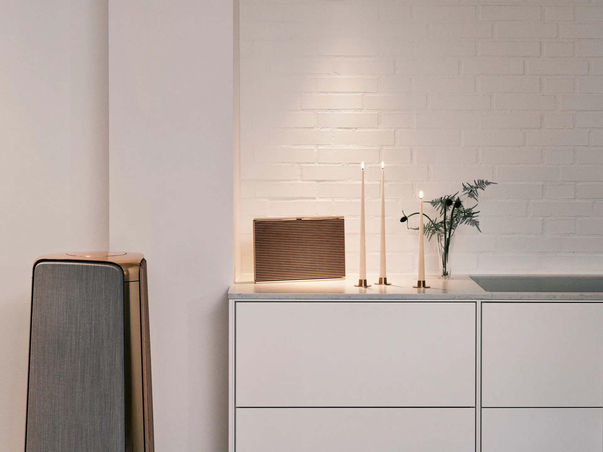 Bougies LED ester & erik lot de 2, 11 Ice Latte , 30 cm ester & erik