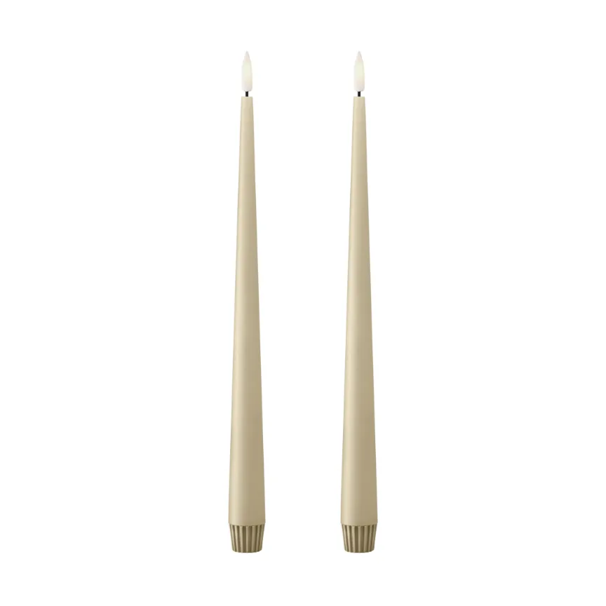 Bougies LED ester & erik lot de 2, 14 Pale ginger , 30 cm ester & erik