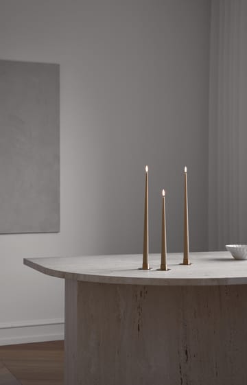Bougies LED ester & erik lot de 2 - 20 Rosy caramel , 30 cm - ester & erik