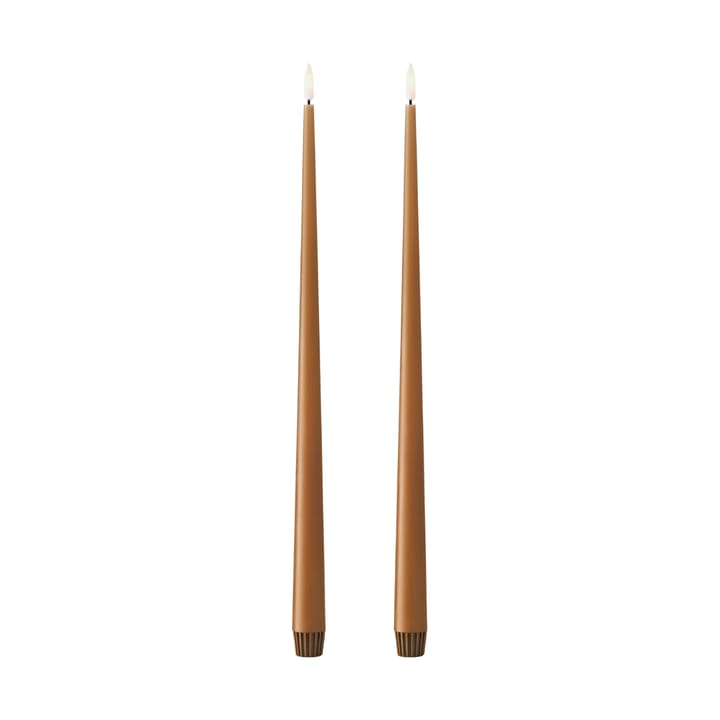 Bougies LED ester & erik lot de 2 - 23 Raw Toffee, 40cm - Ester & erik