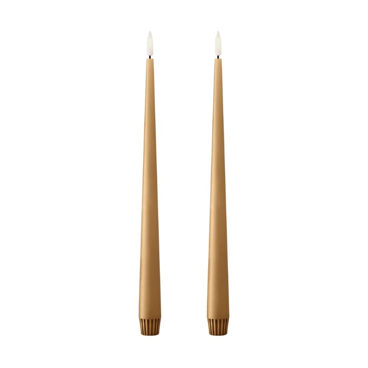 Bougies LED ester & erik lot de 2 - 27 Almond butter , 30 cm - Ester & erik