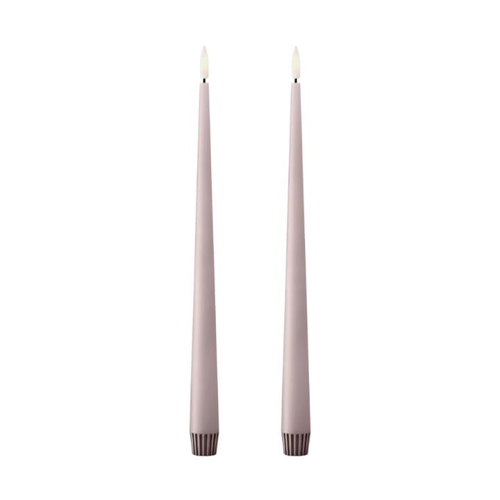 Bougies LED ester & erik lot de 2 - 52 Soft Rose , 30 cm - Ester & erik