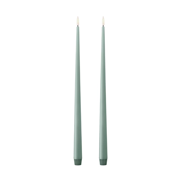 Bougies LED ester & erik lot de 2 - 67 Jade stone, 40cm - Ester & erik