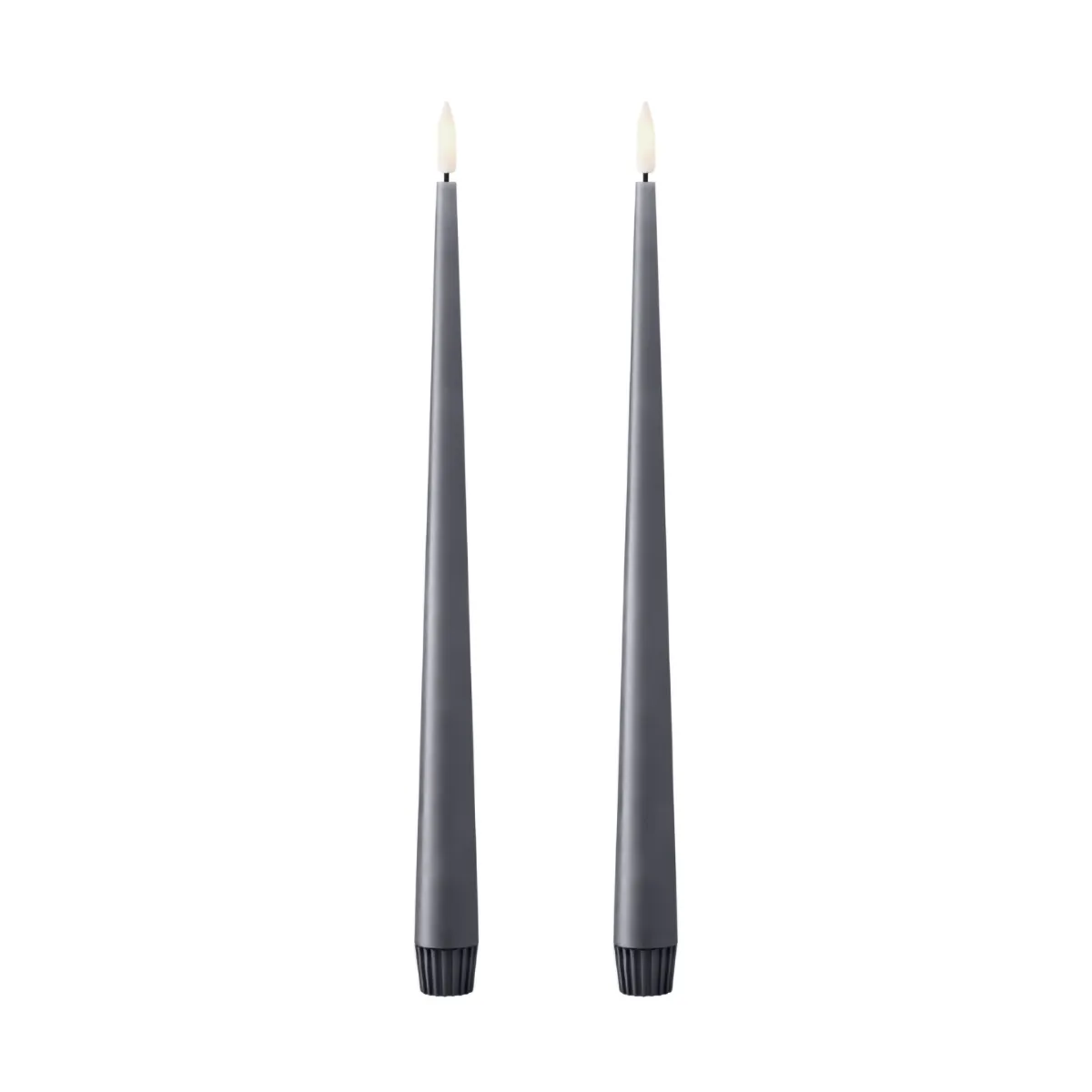 Bougies LED ester & erik lot de 2, 74 Dark Slate , 30 cm ester & erik