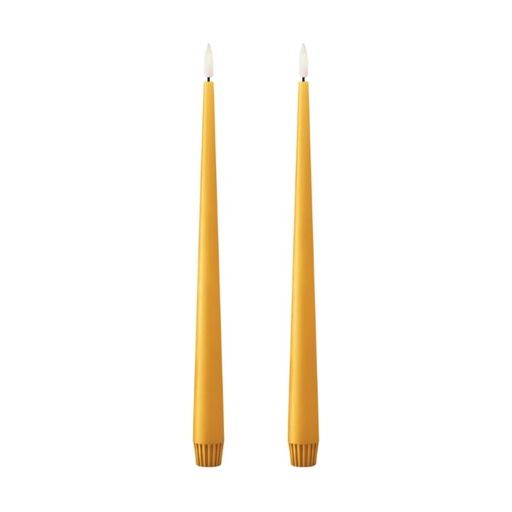 Bougies LED ester & erik lot de 2 - 85 Mango , 30 cm - Ester & erik