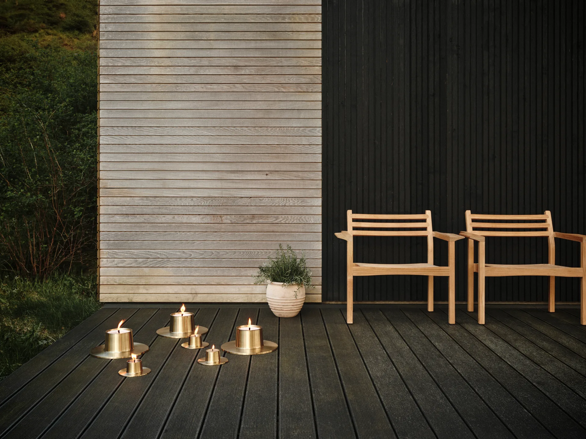 ester & erik chandelier d'extérieur petit Ø16 cm, Gold ester & erik