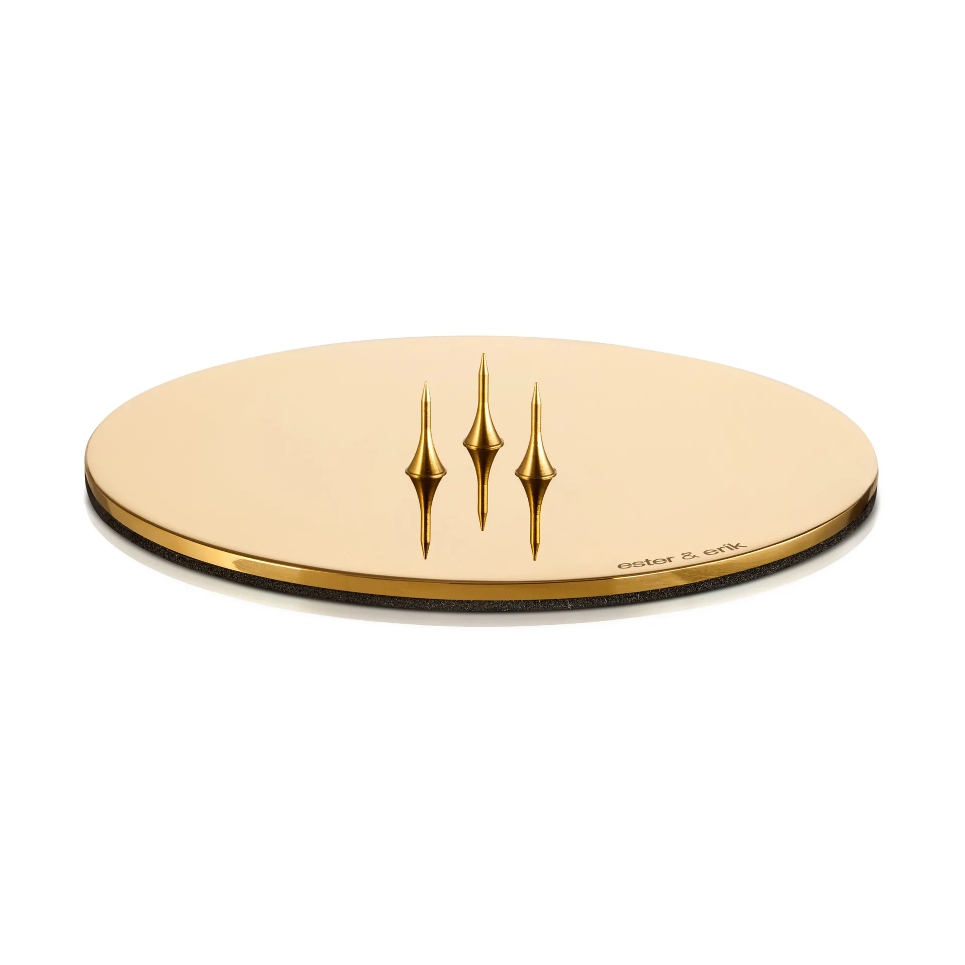 Support pour bougies ester & erik Ø9 cm brillant, Or ester & erik