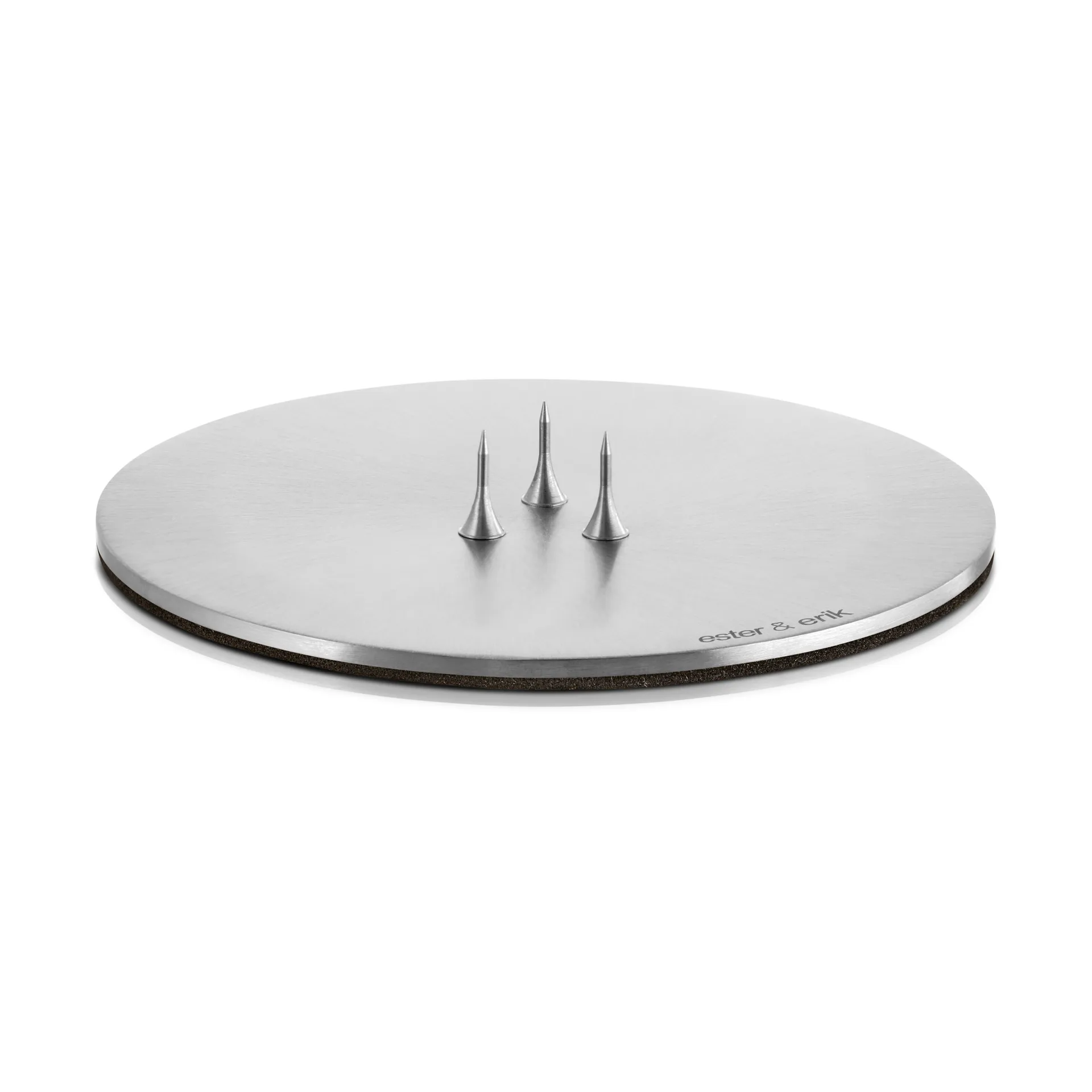 Support pour bougies ester & erik Ø9 cm mat, Argent ester & erik