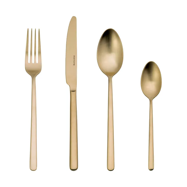 Service de couverts Eternum Nardo 16 pièces - Champagne - Eternum