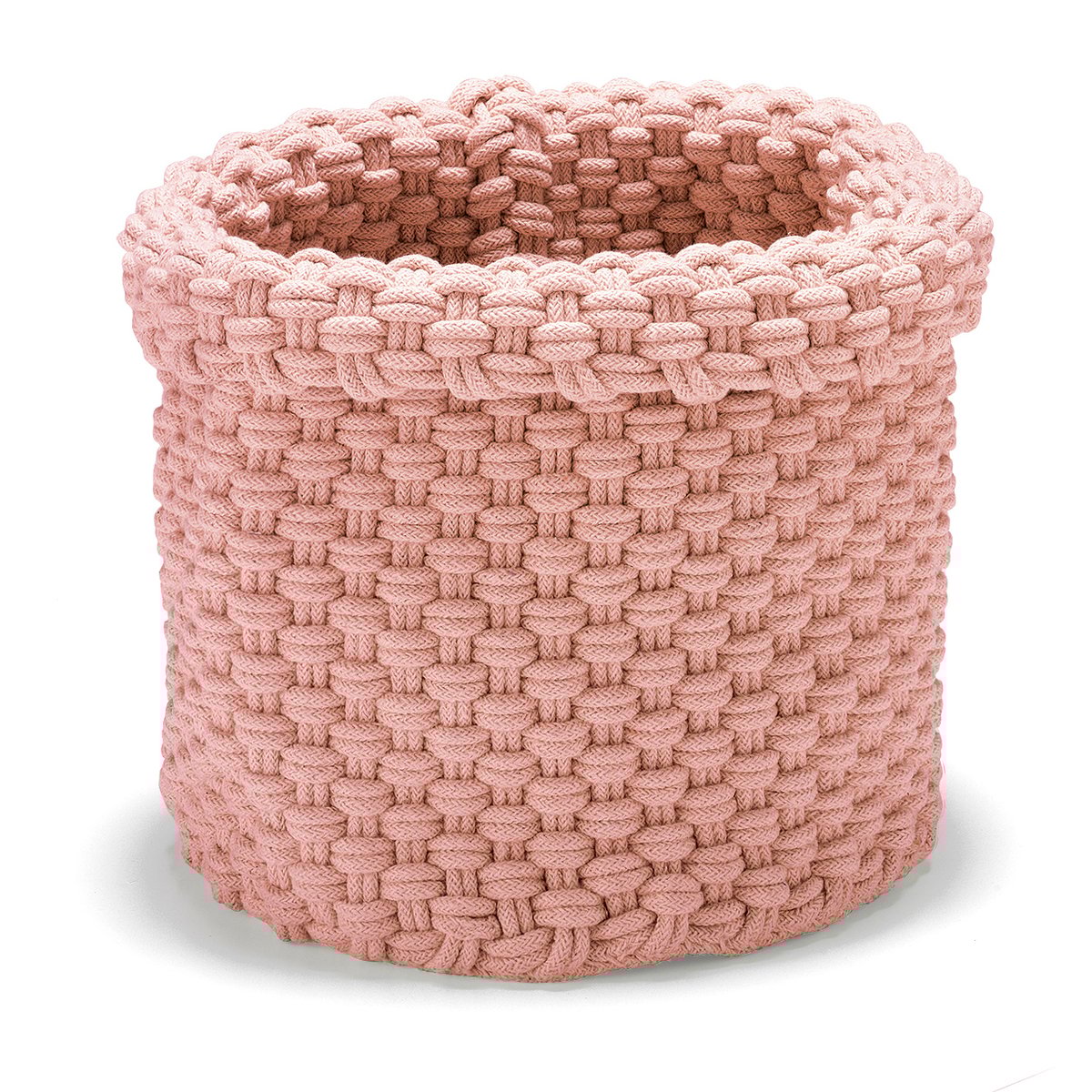 Etol Design Panier de rangement Rope grand Rose poussiéreux