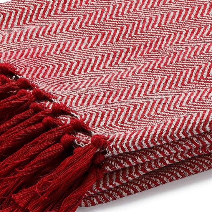 Plaid Fishbone - rouge - Etol Design