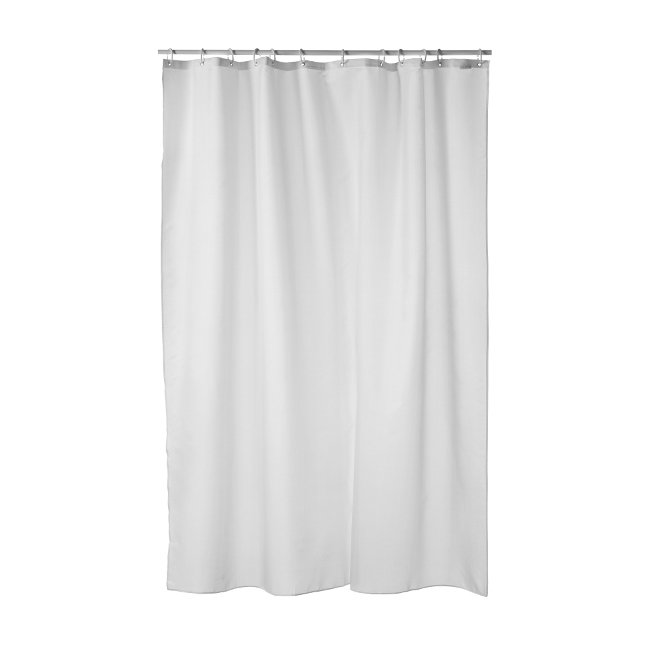 Etol Design Rideau de douche Match blanc | Design Scandinave | Rideaux de douche | Blanc