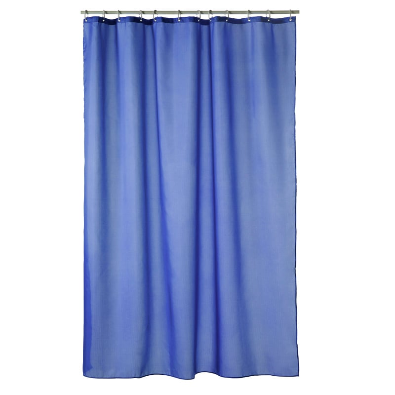 Etol Design Rideau de douche Match bleu ciel | Design Scandinave | Rideaux de douche | Bleu