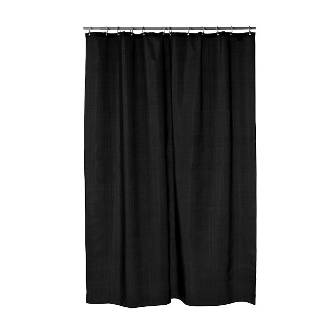 Etol Design Rideau de douche Match noir | Design Scandinave | Rideaux de douche | Noir