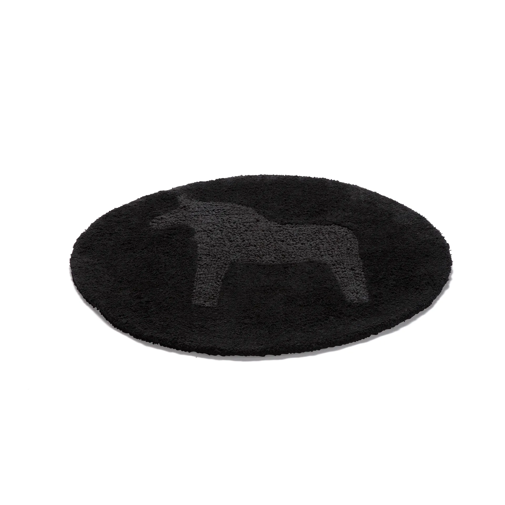 Tapis Dala Ø55 cm, noir Etol Design