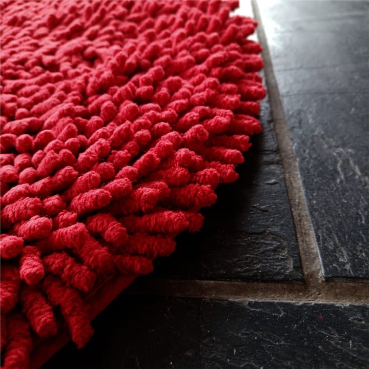 Tapis Rasta rond Ø120cm, Rouge Etol Design
