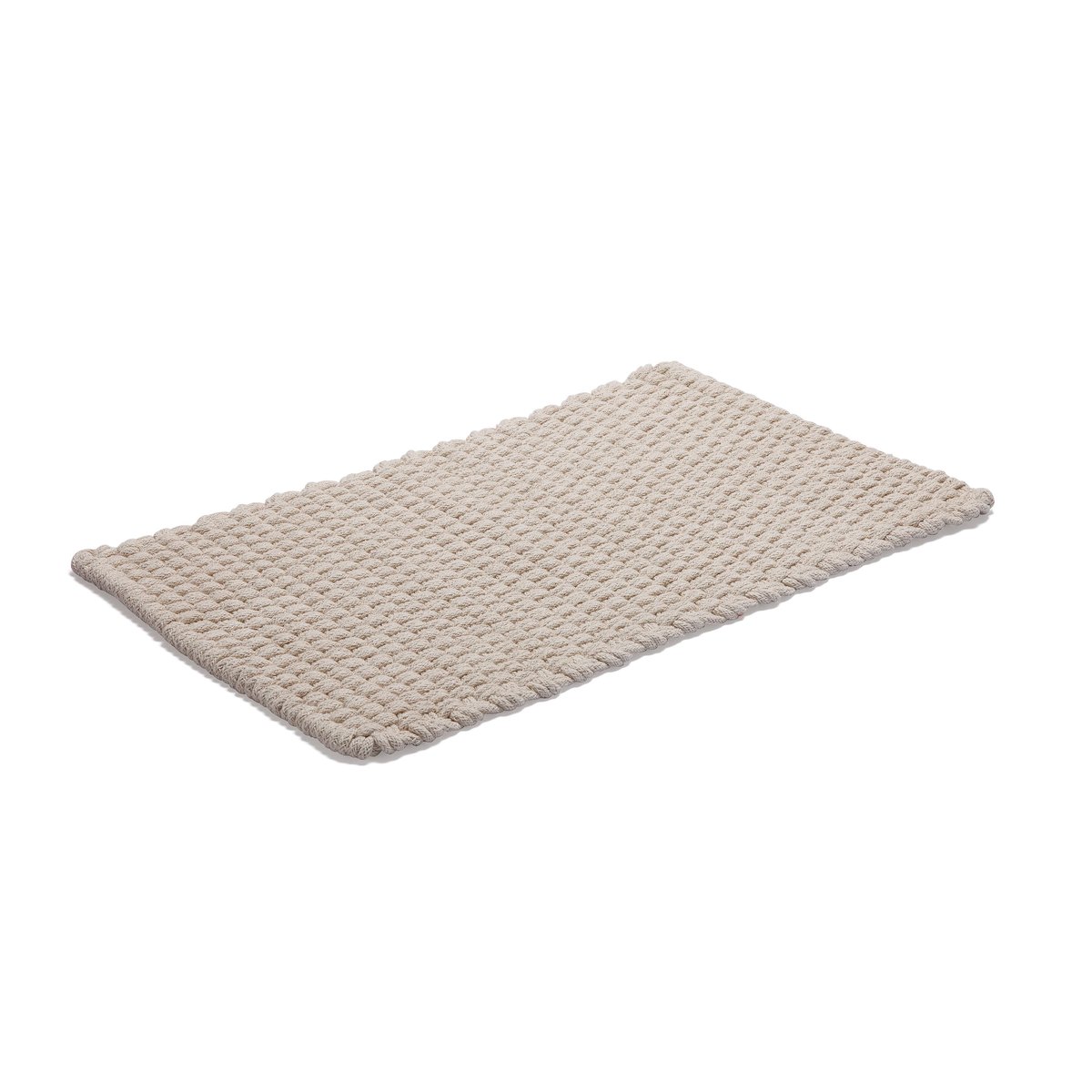 Etol Design Tapis Rope 70x120 cm | Design Scandinave | Tapis de bain | Beige