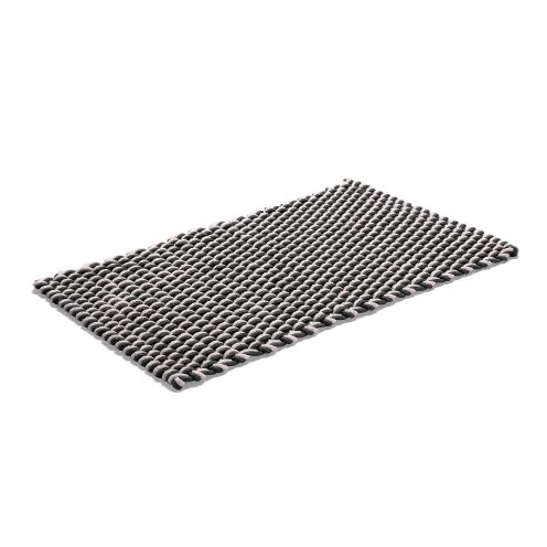 Etol Design Tapis Rope naturel 70x120 cm | Design Scandinave | Tapis de bain | Gris