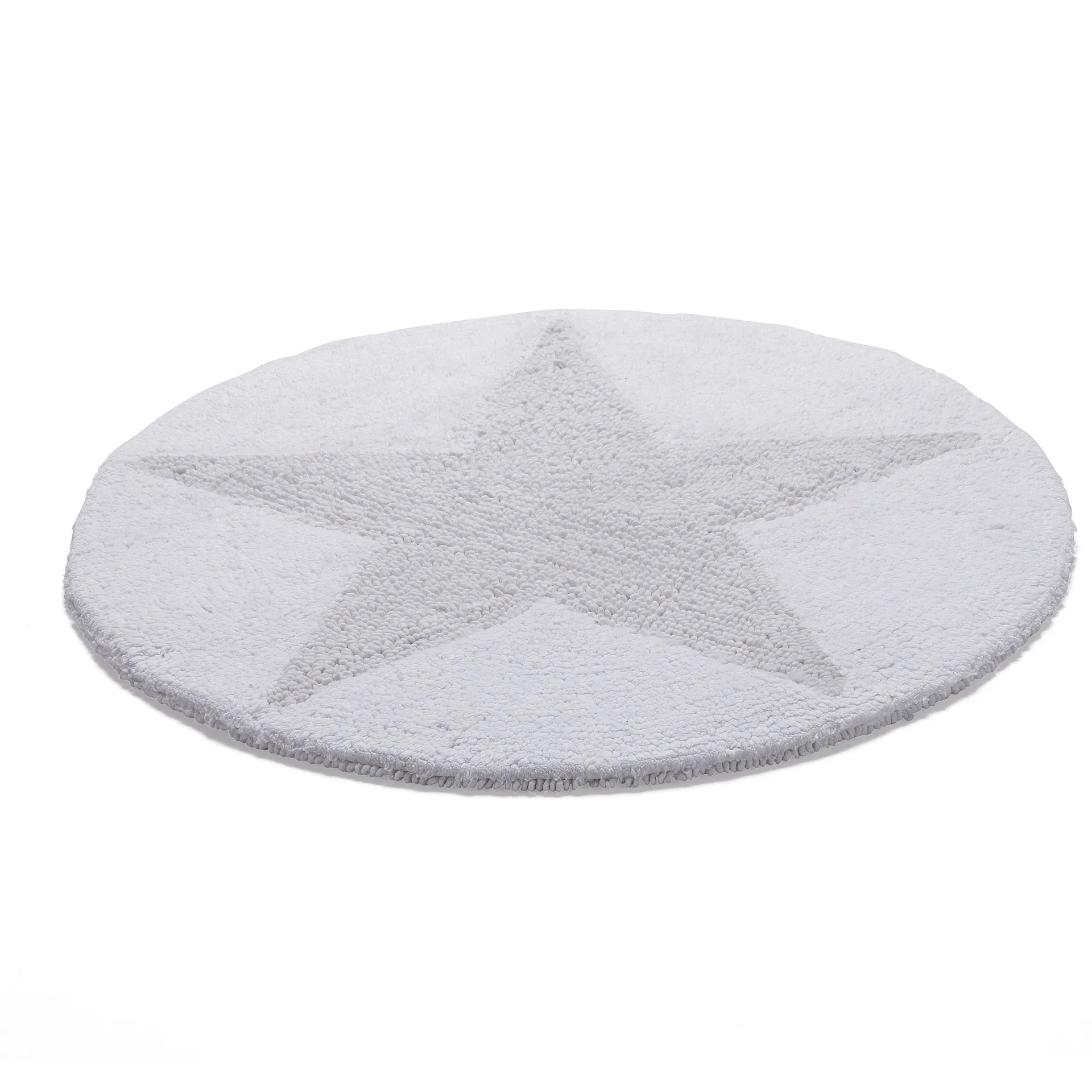 Tapis Star rond, blanc Etol Design