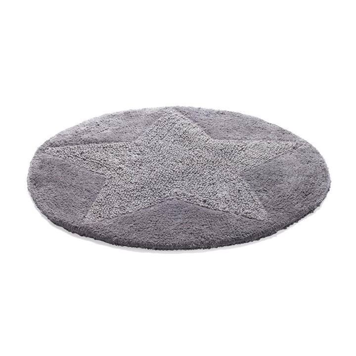 Tapis Star rond - gris graphite - Etol Design