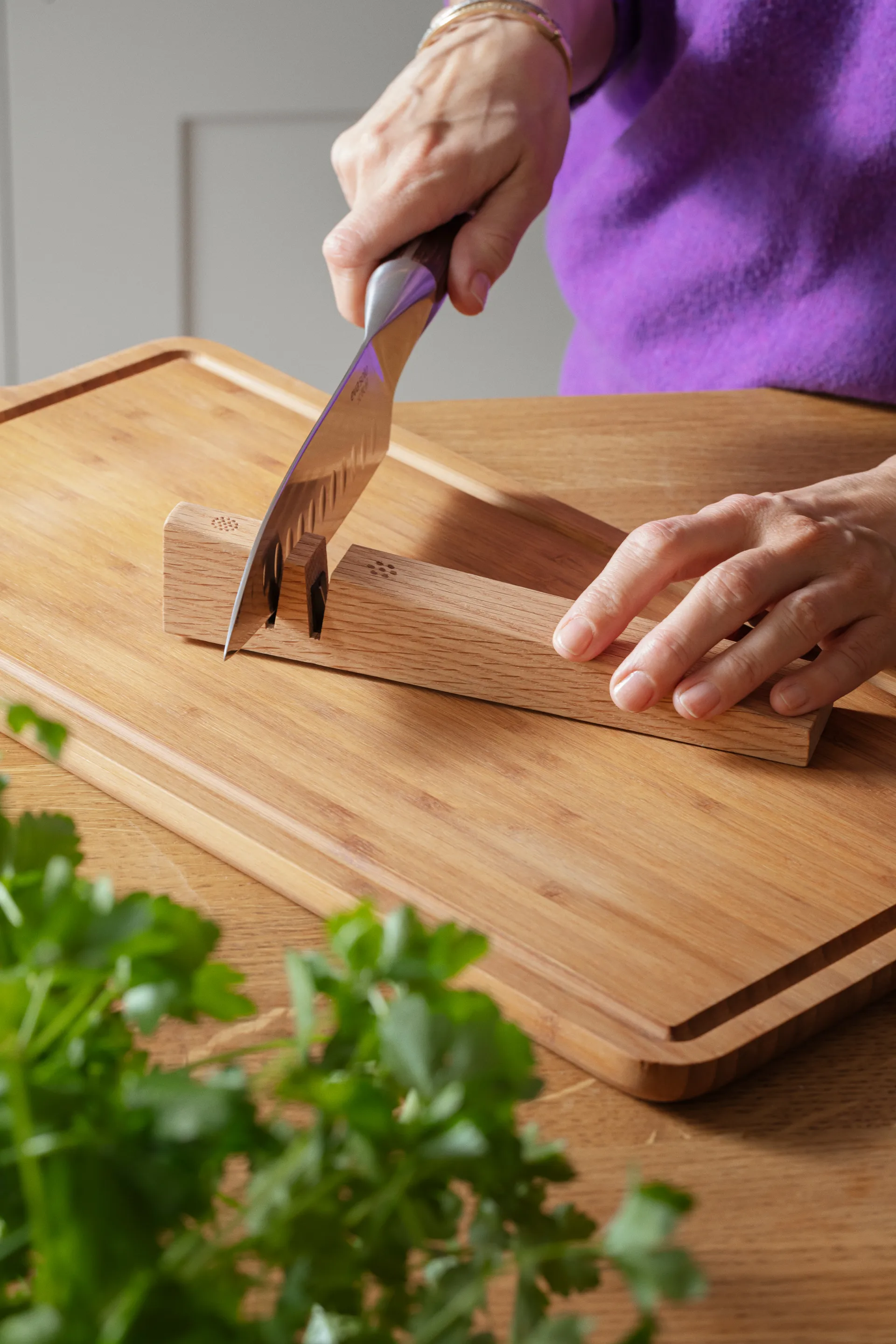 Aiguiseur à couteaux Eastern Eva Solo  , Chêne Eva Solo