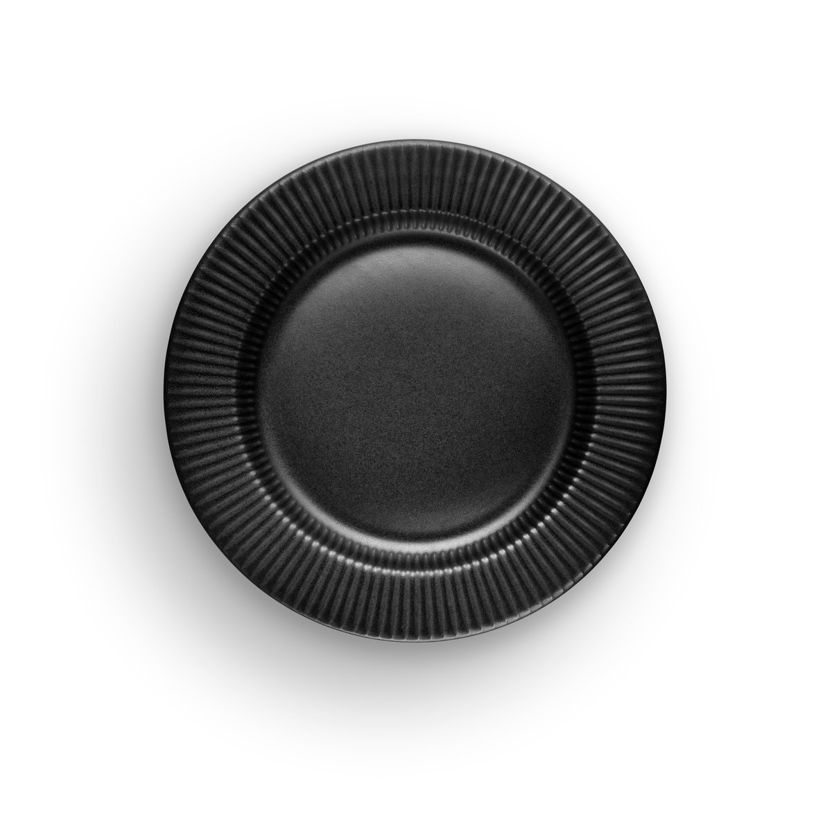 Eva Solo Assiette noire Eva Trio Legio Nova o25 cm | Design Scandinave | Assiettes plates | Noir