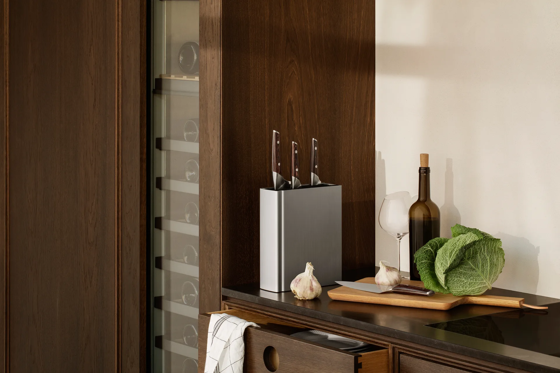 Bloc à couteaux Lexicon, Gris Eva Solo