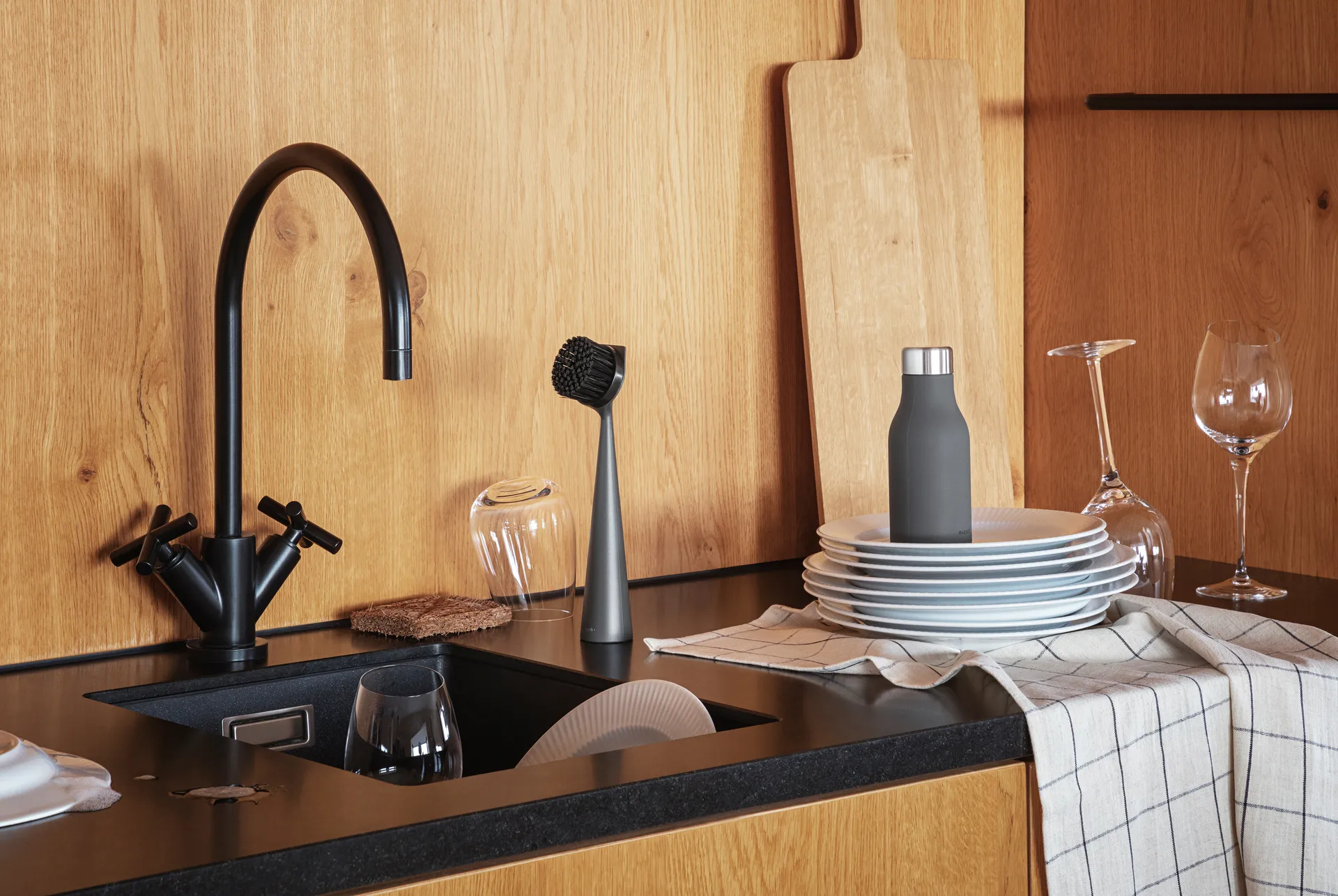 Brosse à vaisselle Eva Solo nylon, Elephant grey Eva Solo